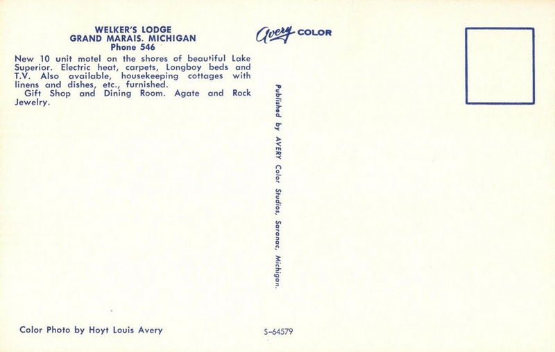 Welkers Lodge - Vintage Postcard (newer photo)